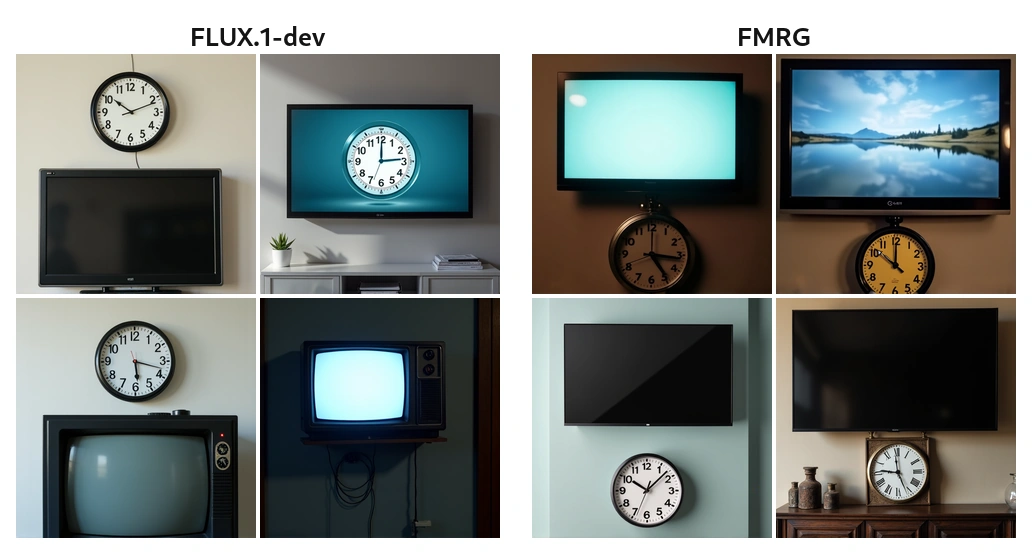 VLM clock TV